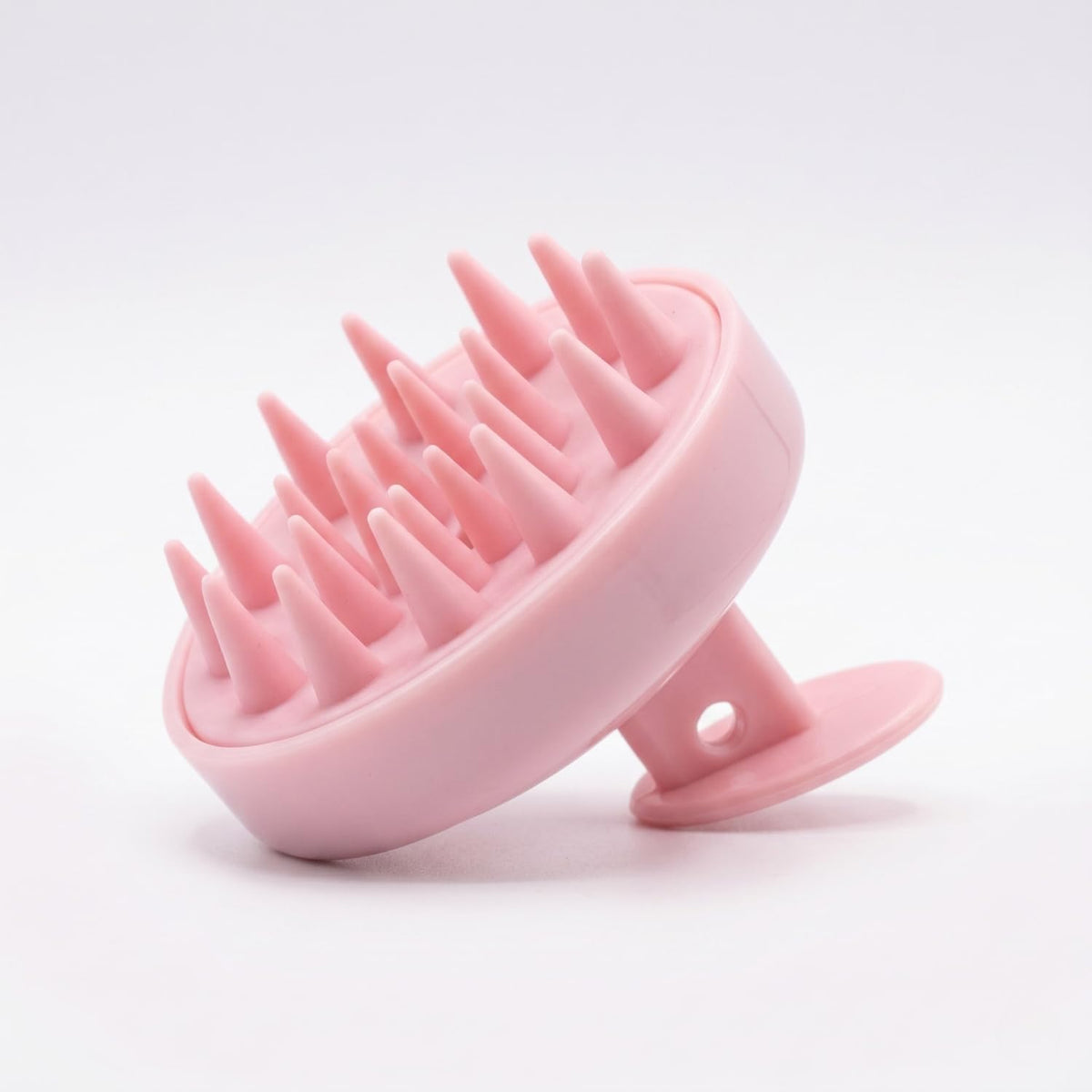 Smizzy Hair Scalp Massager Shampoo Brush Multicolor Pack of 1 – Soft Silicone Hair Scrubber for Dandruff, Itch Relief & Hair Care, Suitable for Men & Women (Sha