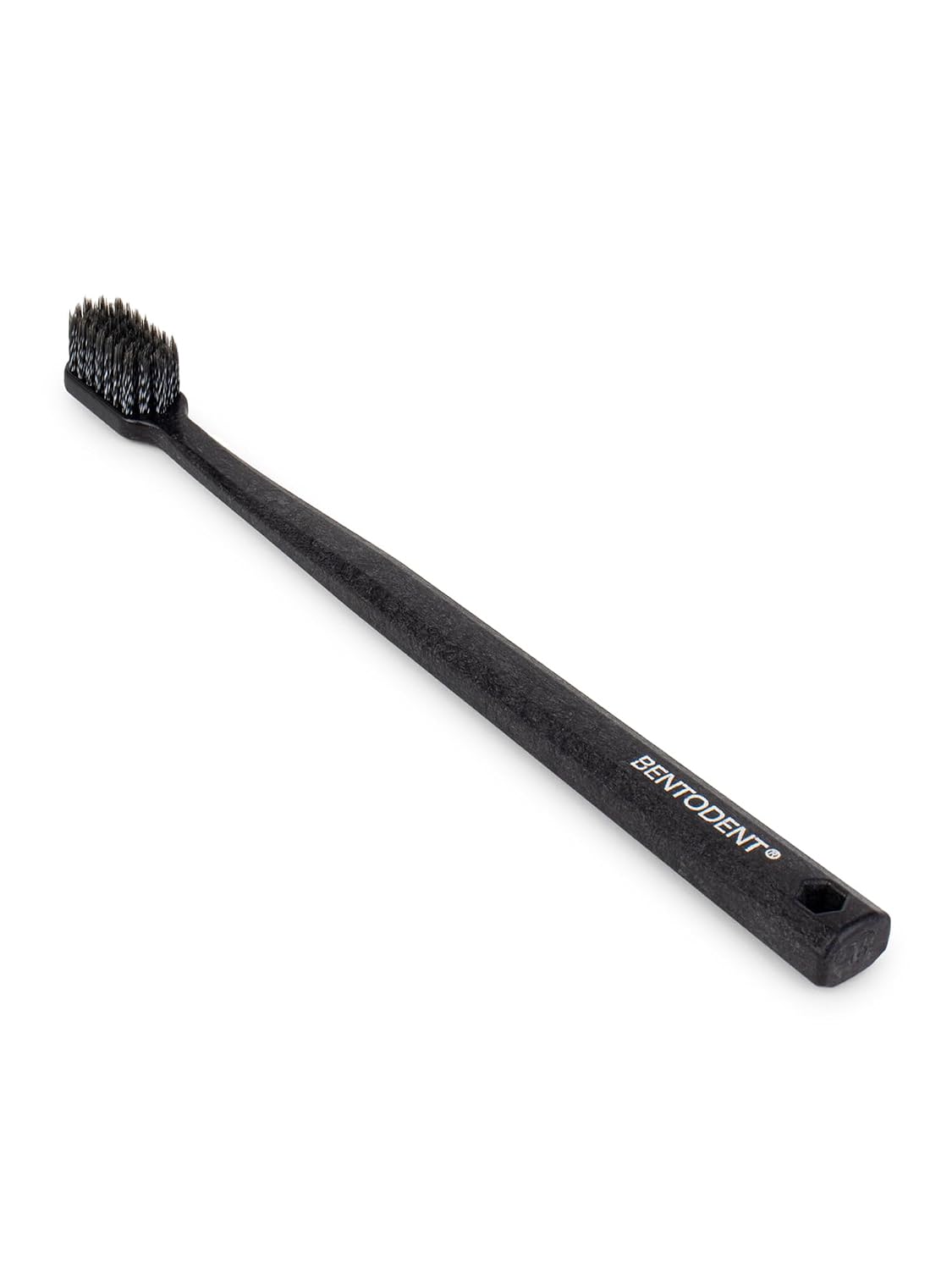 Bentodent Activated Charcoal Whitening Toothpaste With A Soft (Bio Black/or Bio White) Biodegradable Toothbrush, SLS and Fluoride Free, Safe and Certified,Pack