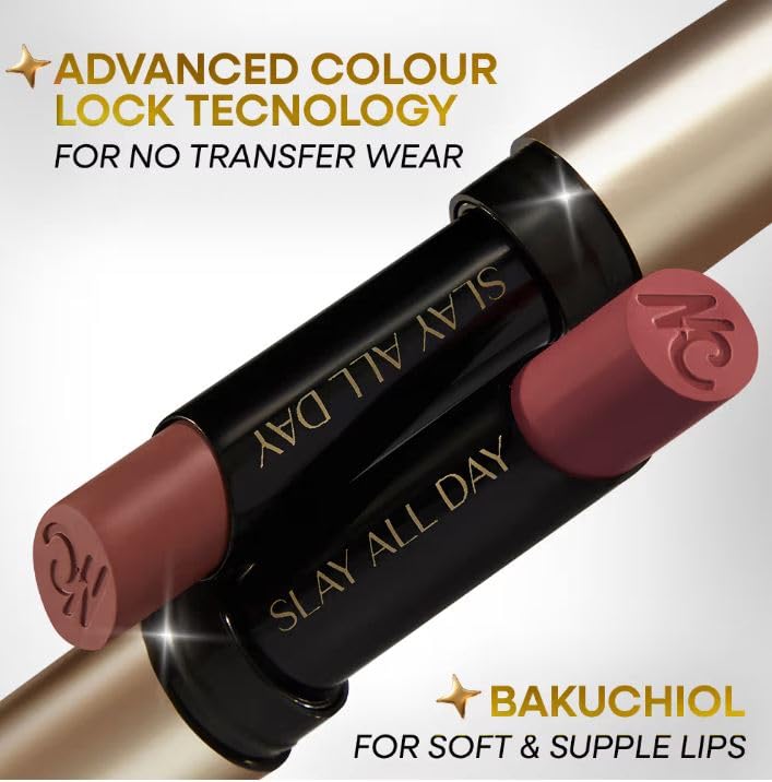 Nykaa Matte to Last No Transfer Long Lasting Lipstick (3.5g) (Chai)