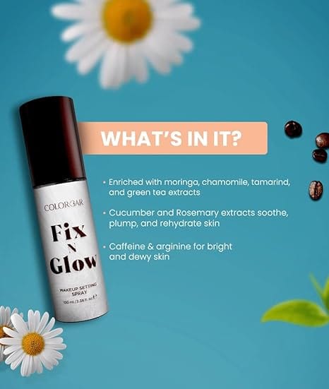 Colorbar - Fix N Glow Makeup Setting Spray (100ml)