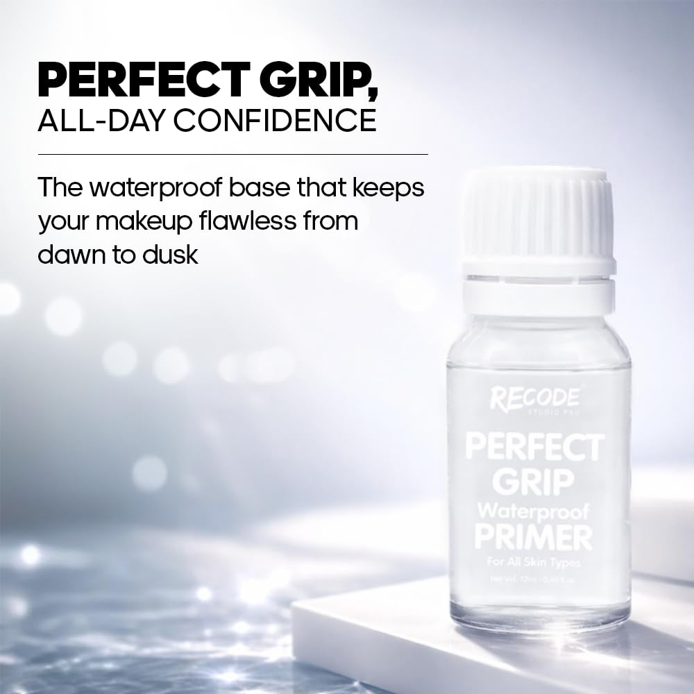 Recode Studio Perfect Grip Waterproof Primer for All Skin Types, 12 ml