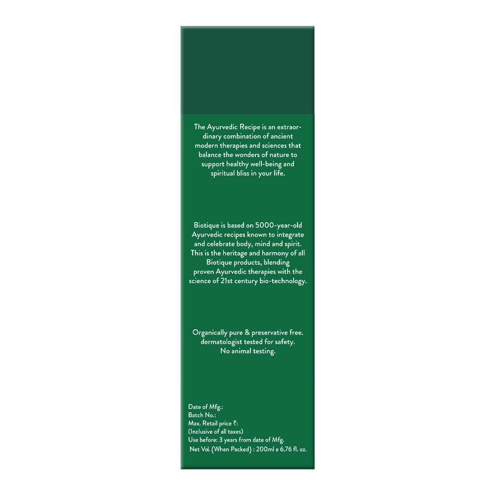 Biotique Cucumber Pore Tightening Toner| Ayurvedic and Organically Pure| Maintains Skin’s Natural pH |100% Botanical Extracts| Suitable for Normal & Oily Skin Types| 200ml