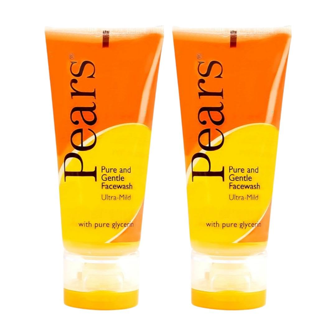 Pears Pure and Gentle Face Wash, 60g (Pack of 2)