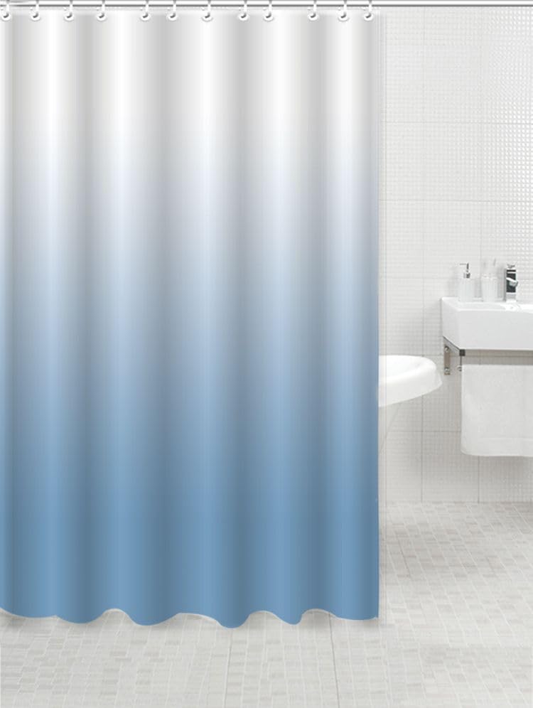HOMETHREADS Embrace Luxury With Our 6.5 Feet Long Premium Polyester Shower Opaque Curtain With 12 Hooks For A Lavish Bathroom Ambiance | Stylish, Splendid, And