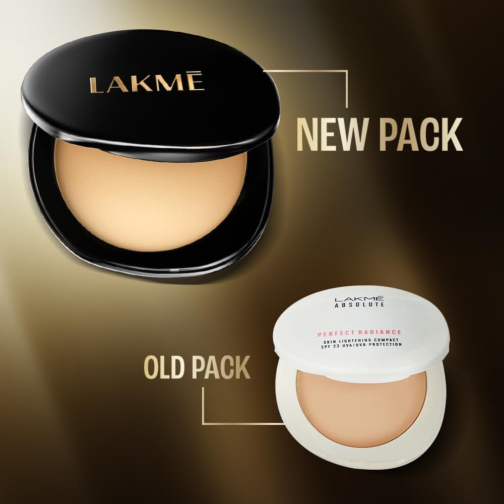 Lakme Ultimate Glam Compact, Skin Lightening Compact Powder, Matte Oil Control for 12 Hrs Face Makeup, with Vitamin B3, (OG Collection)