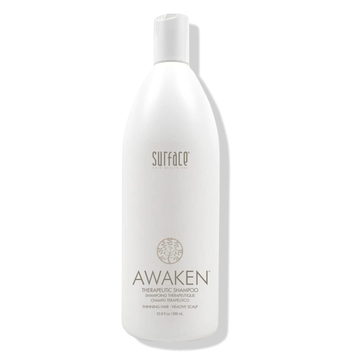 Surface Hair - Awaken Therapeutic Shampoo – Natural Ingredients for Thinning Hair and a Healthy Scalp 10 Fl Oz (Pack of 1)