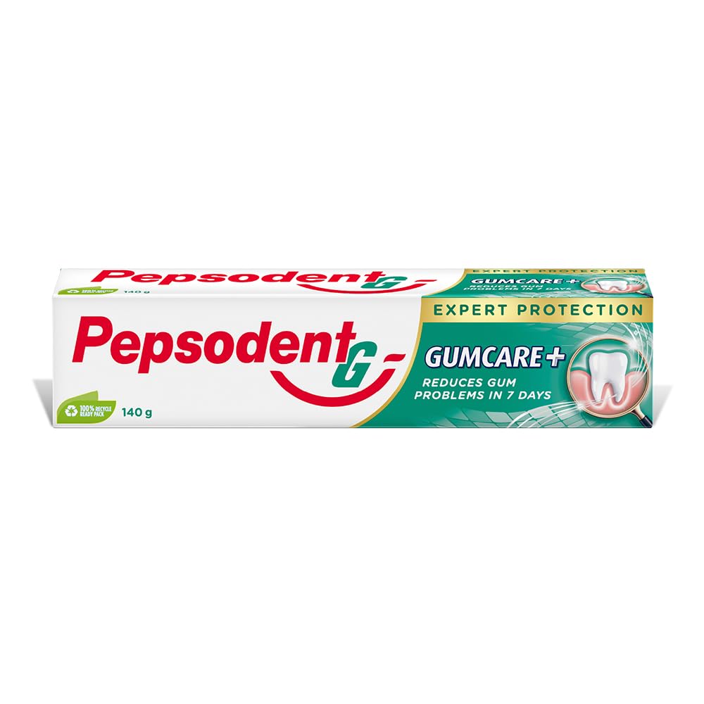 Pepsodent Gum Care Expert Protection Toothpaste || Zinc Technology|| Strenghtens gums from Day 1_140G 140 g (Pack of 1)