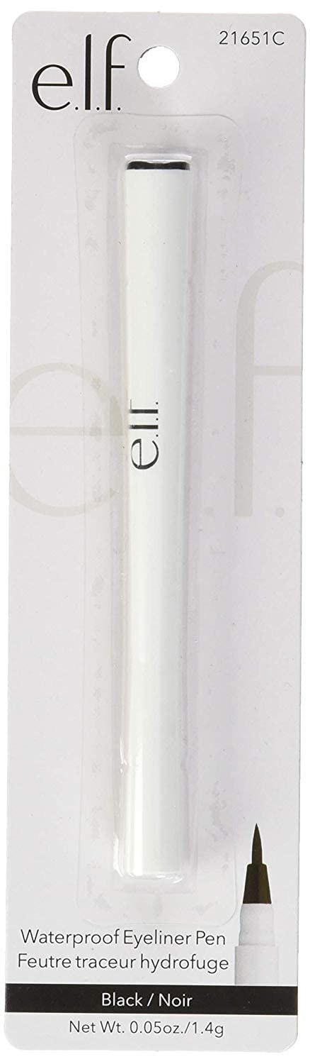 e.l.f. Eyeliner Pen – Waterproof, Precise Felt Tip, Smudge-Resistant, Long-Lasting, Intense Black, Vegan & Cruelty-Free