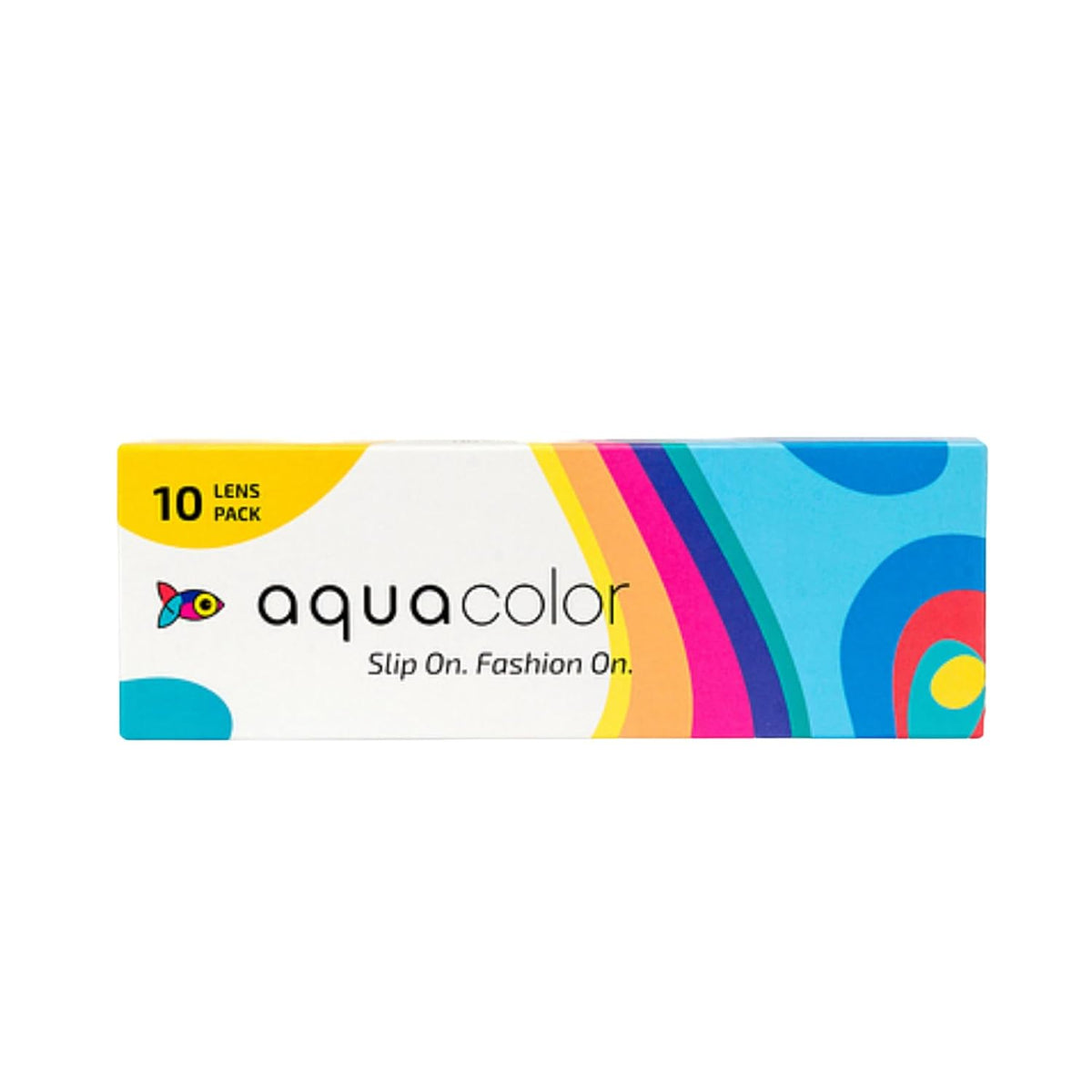 Aqualenses Aquacolor Daily Disposable Colored Lenses with 0 Power - Submarine Blue - (10 Lens/Box)