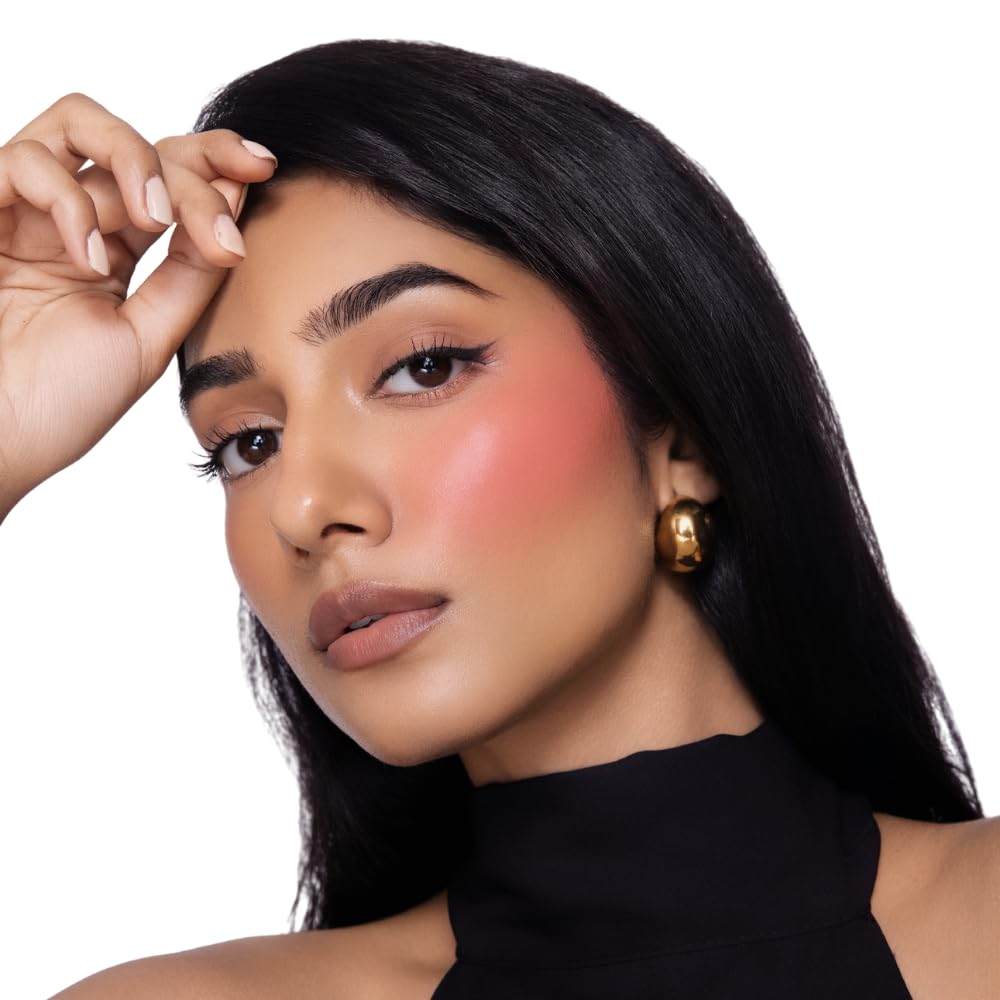Diam Beauty Hydratint beaded blush in Flirting | Unisex Beauty Blush | Hydrating Formula with Encapsulated Pigment Beads | Long Lasting Liquid Blush | Non Comedogenic - 15ml