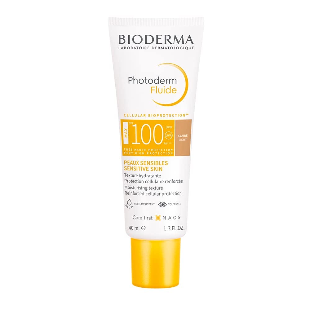 Bioderma - Photoderm Aquafluide Cream Sunscreen SPF 100+ Claire - UVA Protection (40mL)