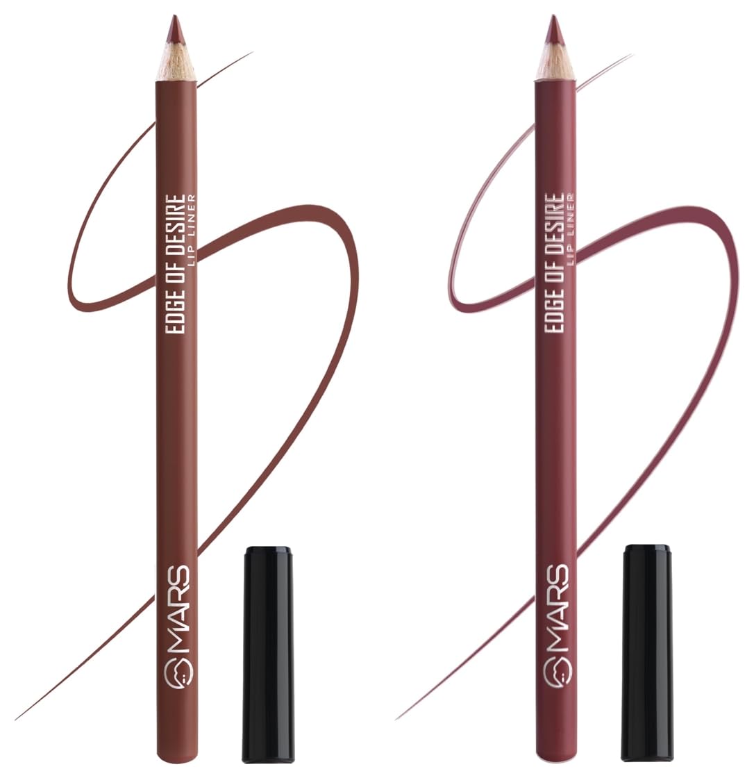 MARS Matte Lip Liner One Swipe Smooth Long Lasting Lip Pencil (1.4gm) (05-WINE NIGHT) Matte Lip Liner One Swipe Smooth Long Lasting Lip Pencil (1.4gm) (02-DEEP