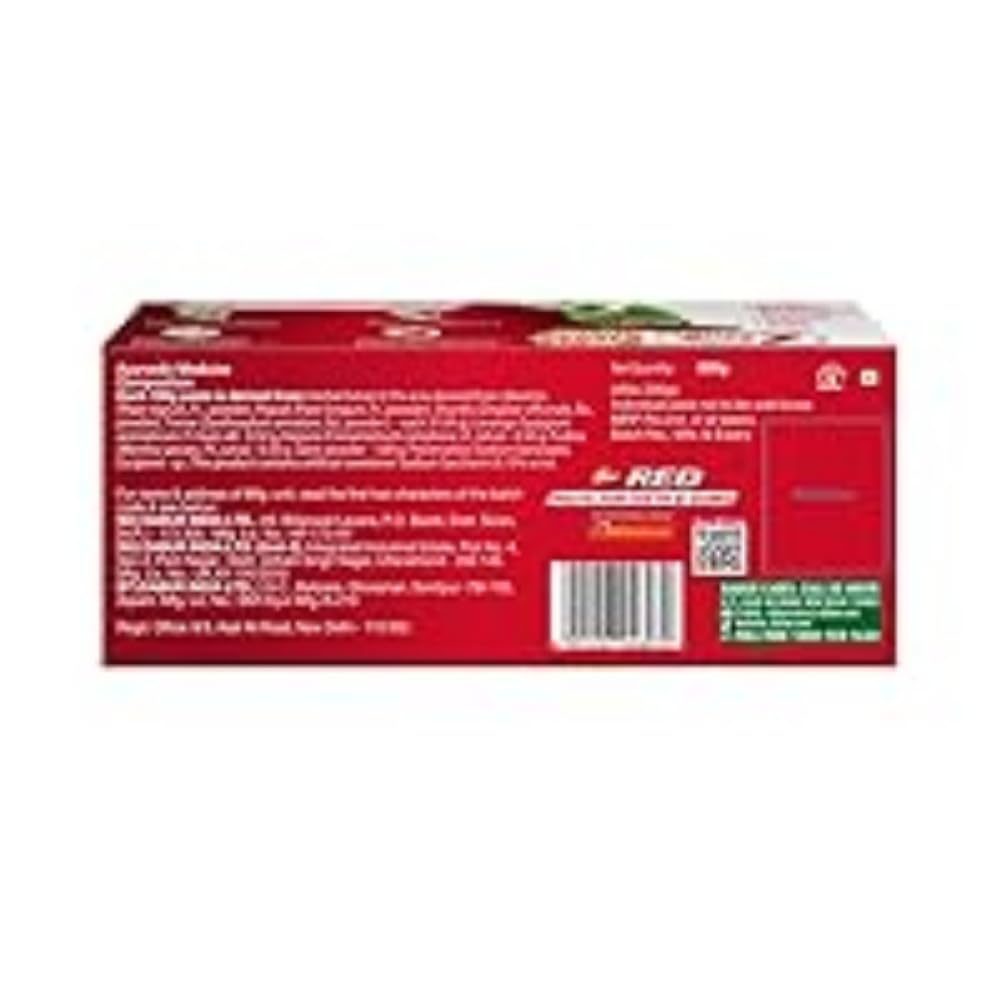 Dabur Red Paste - India's No.1 Ayurvedic Paste, Provides Protection Plaque Removal, Toothache, Yellow Teeth, Bad Breath- 800g (200gm*4)