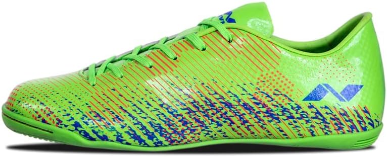 Nivia Encounter 9.0 Futsal Shoes, Neon Green-Blue us:5 / cn:35 Neon Green-blue