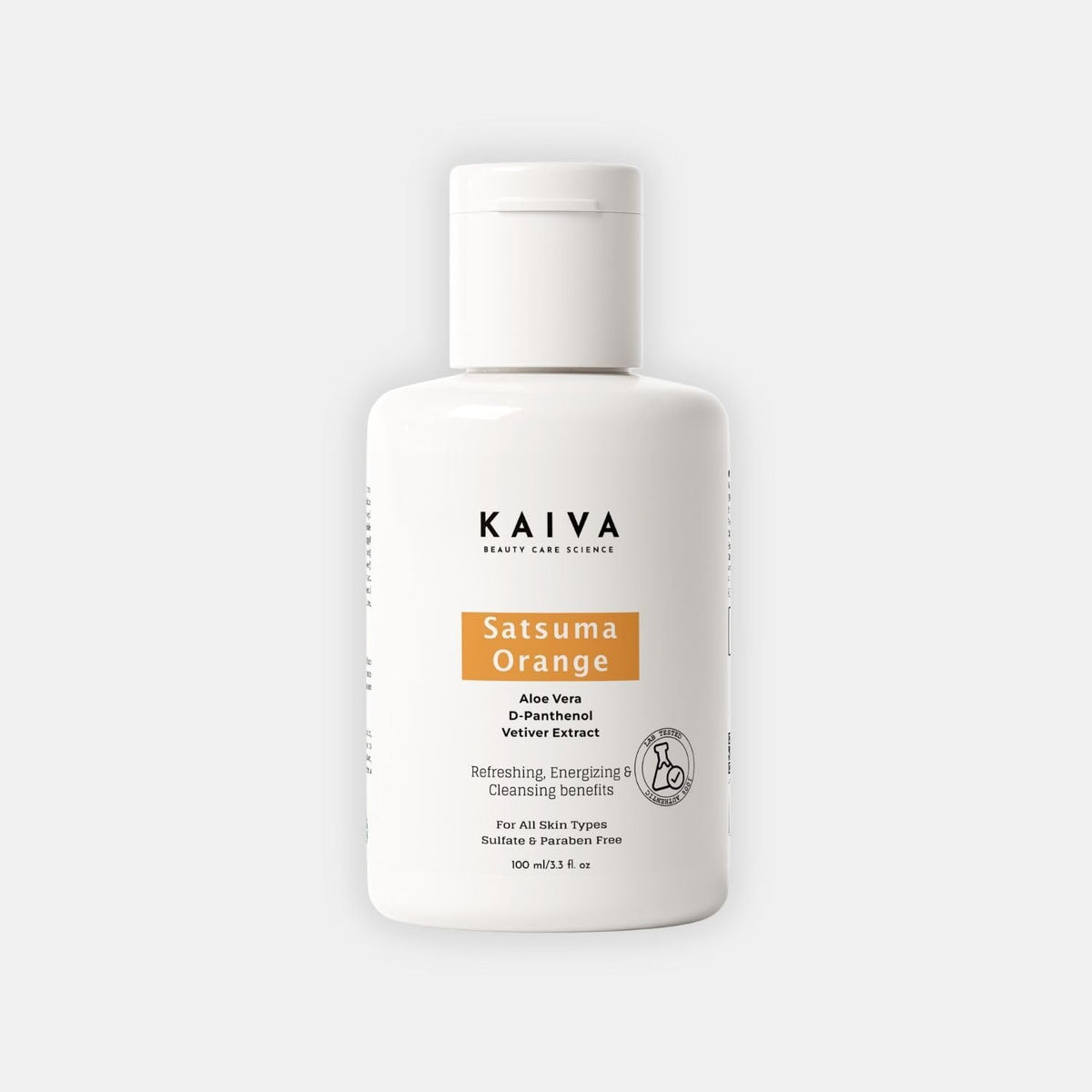 KAIVA Satsuma Orange Face Wash | Hydrating & Brightening Formula | For Women & Men - 100 ml 100 ml (Pack of 1) Satsuma Orange Face Cleanser