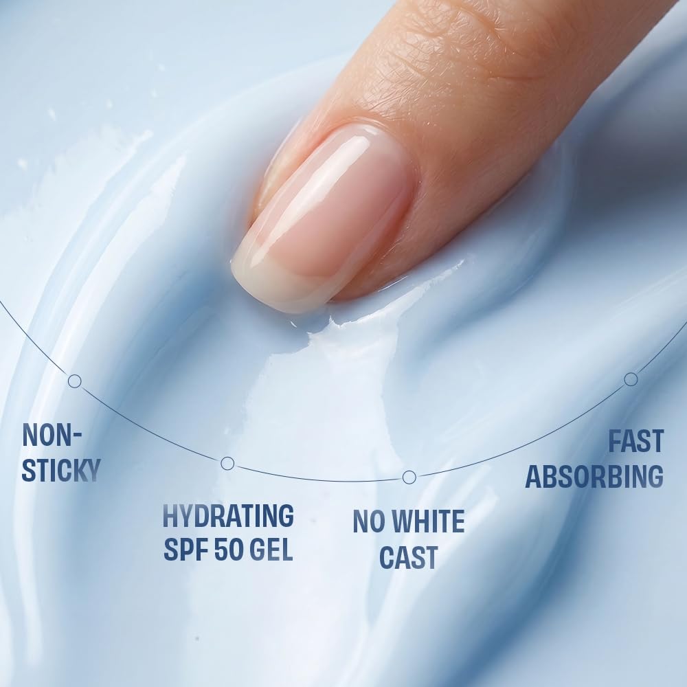 POND'S BIOME Miracle UV Invisigel | 100HR Hydrating Gel Moisturizer With SPF50 PA+++ | For All Skin Types | 50g