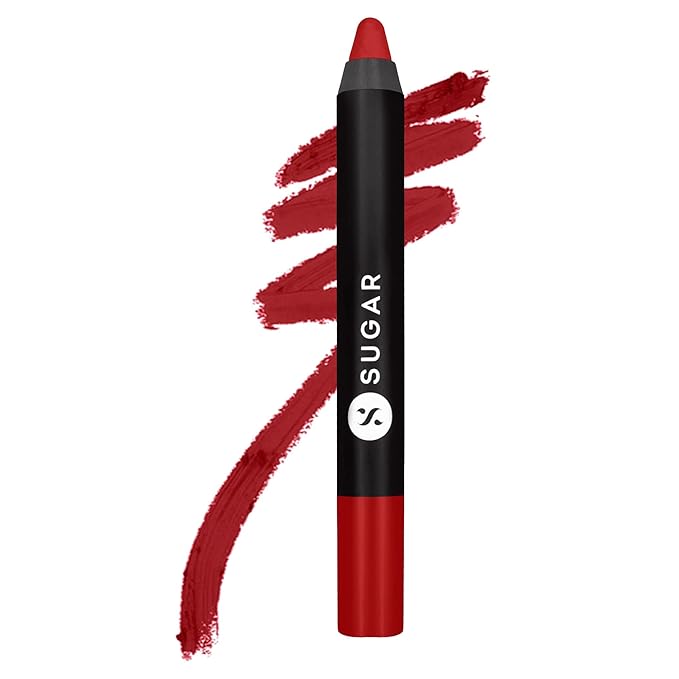 SUGAR Cosmetics - Matte As Hell - Crayon Lipstick 2.8g 01 Scarlett O'Hara