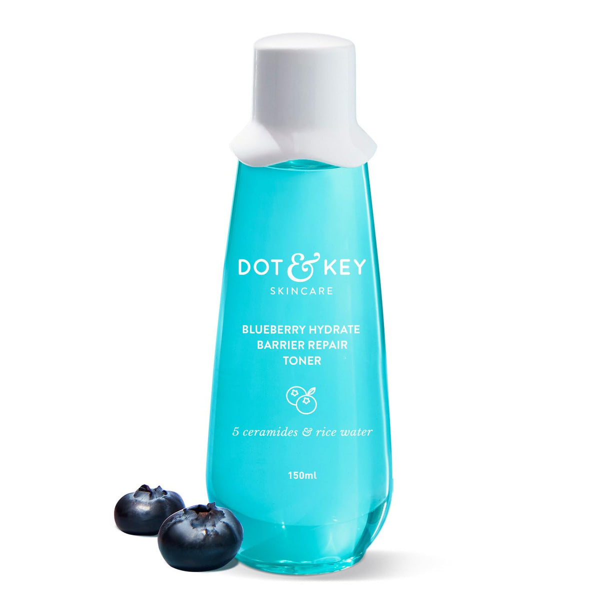 Dot & Key Rice Water Hydrating Toner With Hyaluronic |Rice Water Toner For Dry Skin, Sensitive Skin & Oily Skin |Alcohol-Free |Quick Absorbing & Non Sticky, For