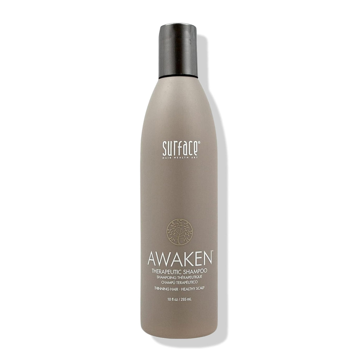 Surface Hair - Awaken Therapeutic Shampoo – Natural Ingredients for Thinning Hair and a Healthy Scalp 10 Fl Oz (Pack of 1)
