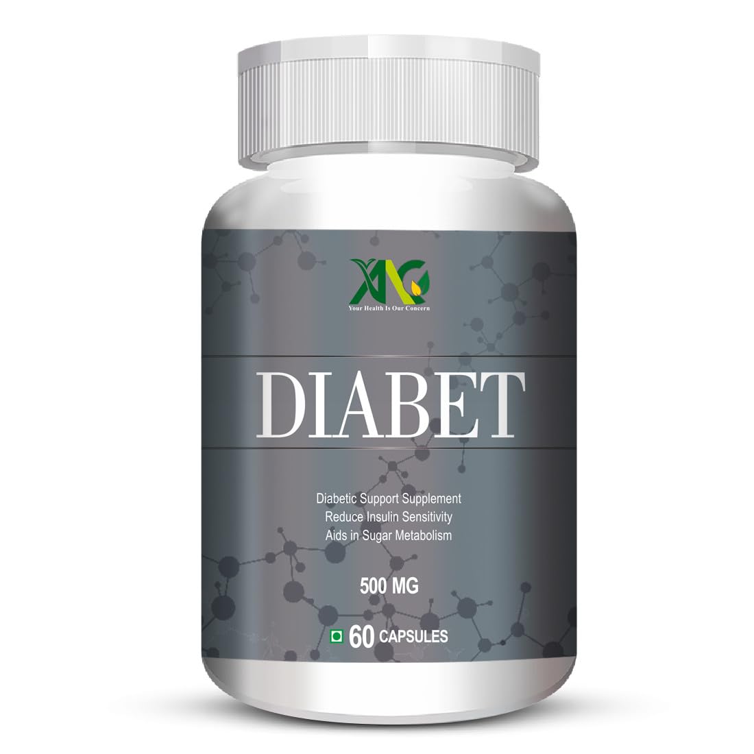 ANC Diabet Diabetic Support Supplements to Manage Diabetes and Blood Sugar Levels Premium Herbal Diabetes Care 60 Capsules (Pack of 1)