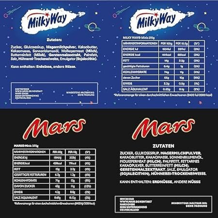 Best Of Minis Pack – Mars, Snickers, Milky Way & Bounty (400g) Bag By COUGAR | 20 Assorted Mini Bars | Perfect for Sharing, Gifting, Parties, Office Treats & Fe