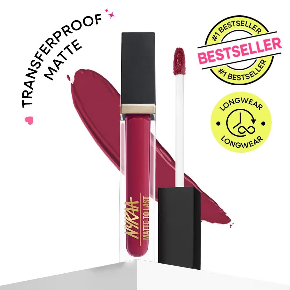Nykaa Matte To Last ! Transferproof Liquid Lipstick - Maithili 25 (5ml)