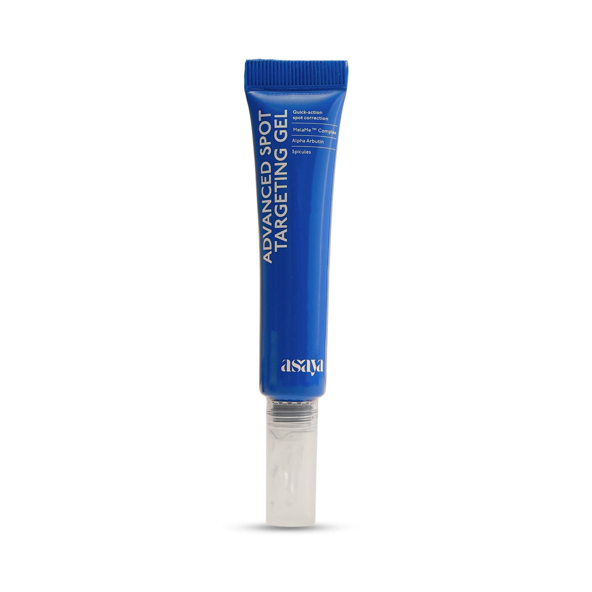 Asaya Advanced Dark Spot Targeting Gel | Reduces Pigmentation, Post-Inflammatory Hyperpigmentation, Acne Marks & Scars | MelaMe™ Complex, Spicules & Alpha Arbut