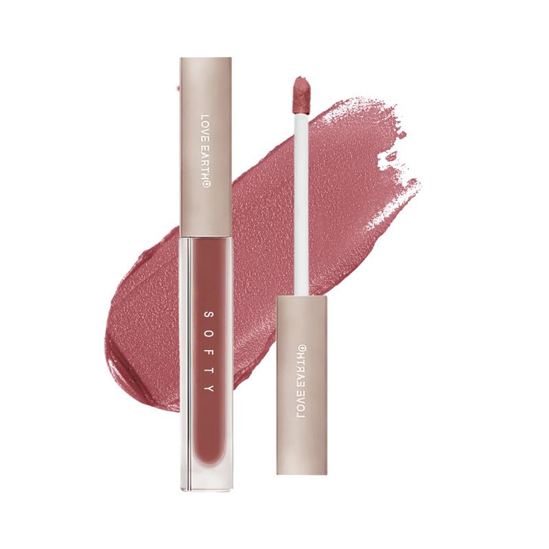 Love Earth Softy Tinty Lipstick - Latte Scoop| Vitamin E, Squalane & Peptides Infused Hydrating Lip Tint - 1.5ML