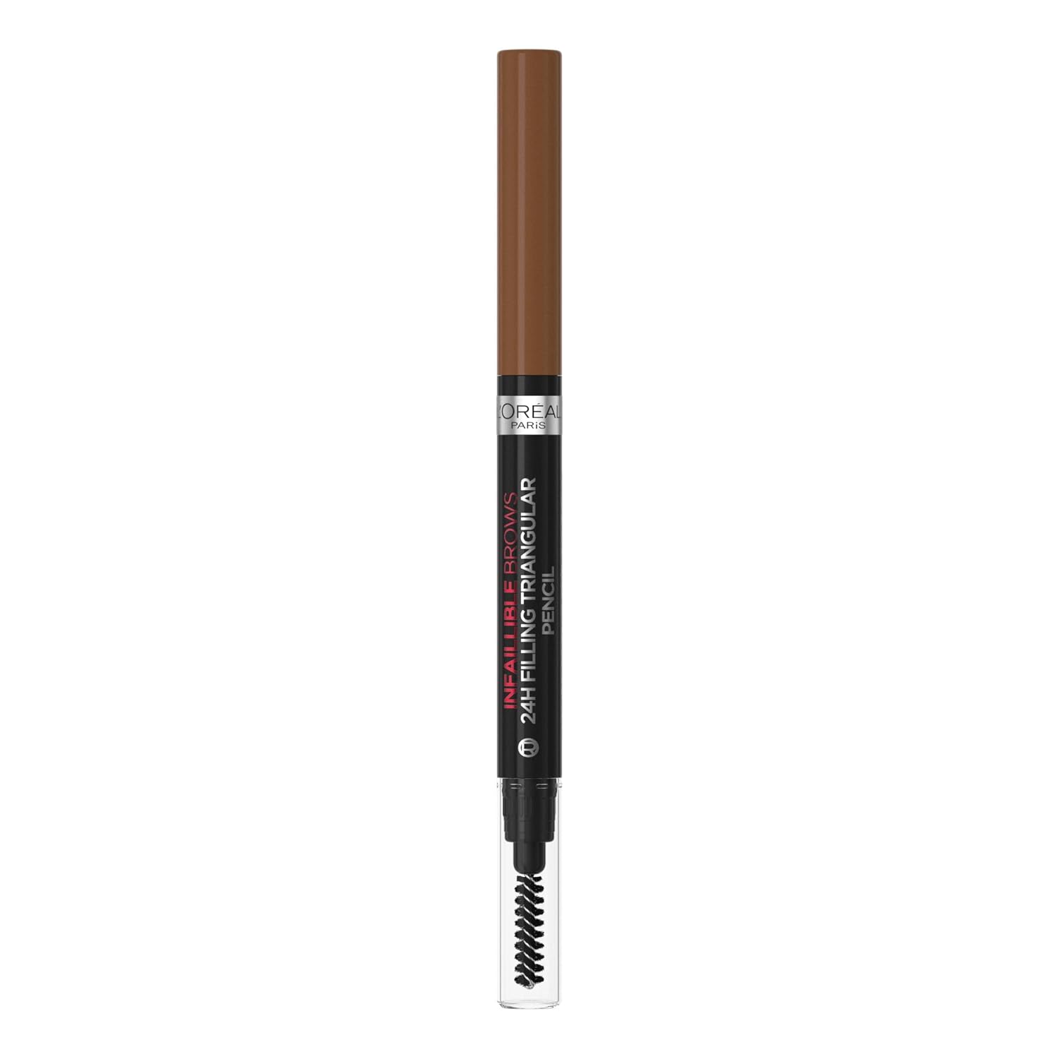 L’Oreal Paris Infallible 24H Brow Filling Triangular Pencil- 3.0 Brunette, 1g