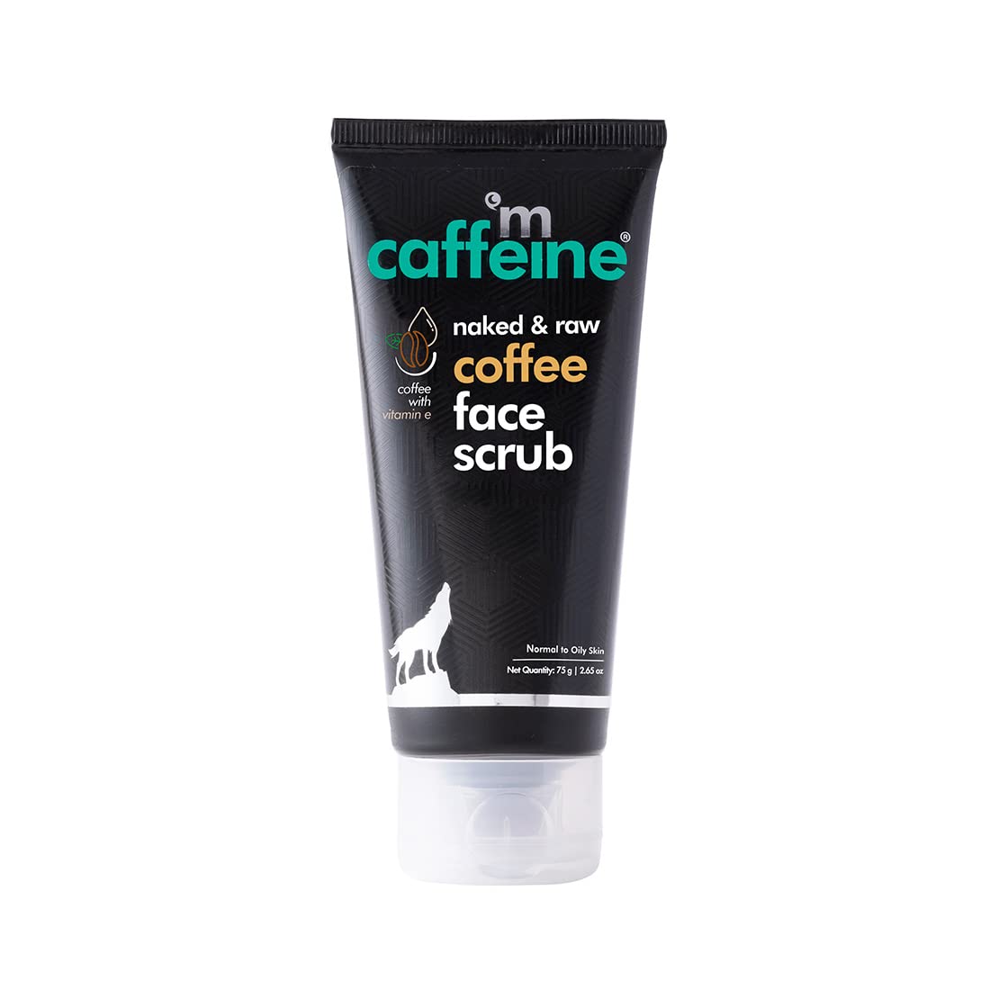 mCaffeine Coffee Tan & Dead Skin Removal Face Scrub (75gm)|Caffeine & Walnut Scrub for Face|Exfoliating & Brightening Scrub|Blackhead Remover,Whitehead Remover,