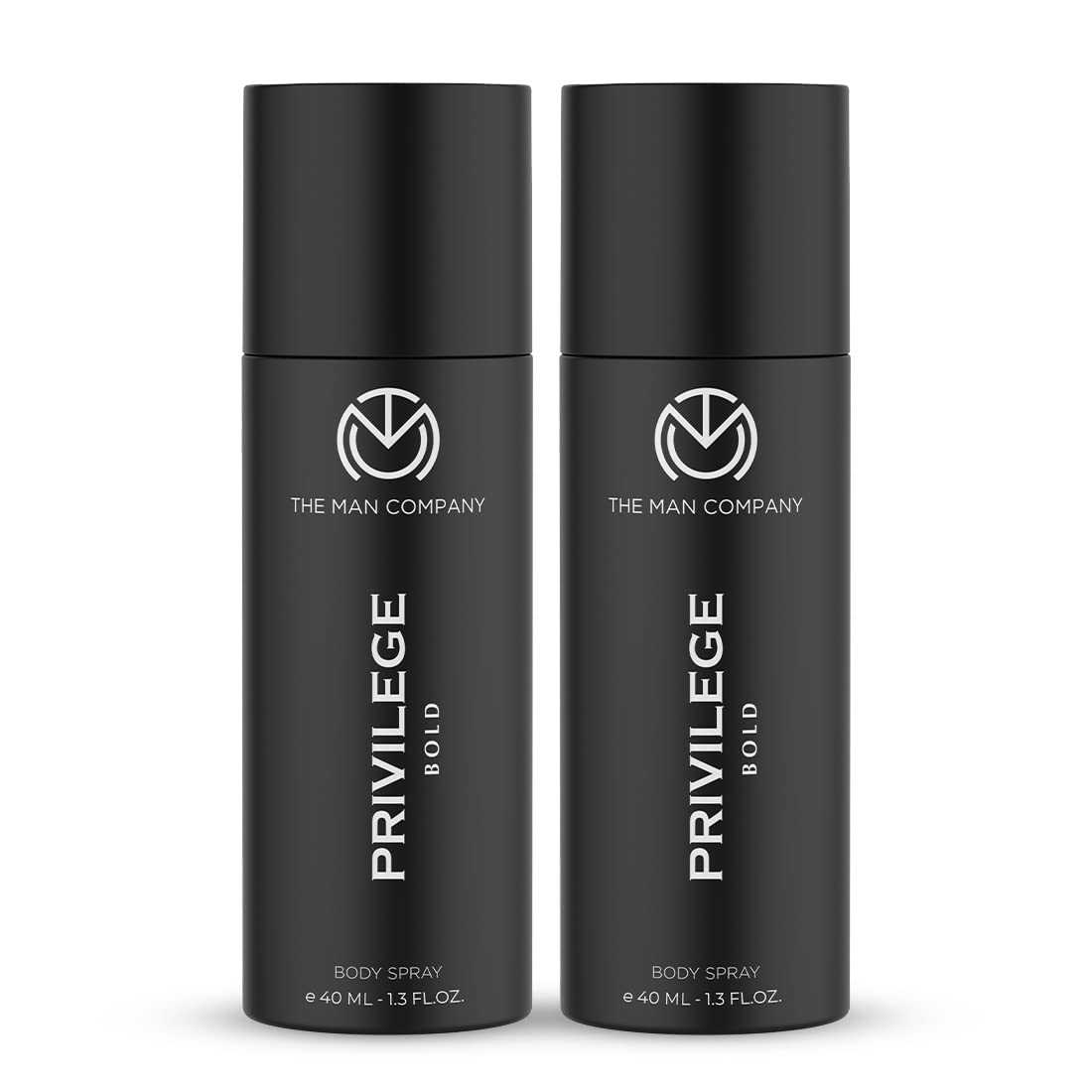 The Man Company Privilege Bold Deodorant Gift for Men | Premium Body Spray | Long-Lasting Fragrance | Perfect Deo For Everyday Use 40ml*2 Fresh 40 ml (Pack of 2