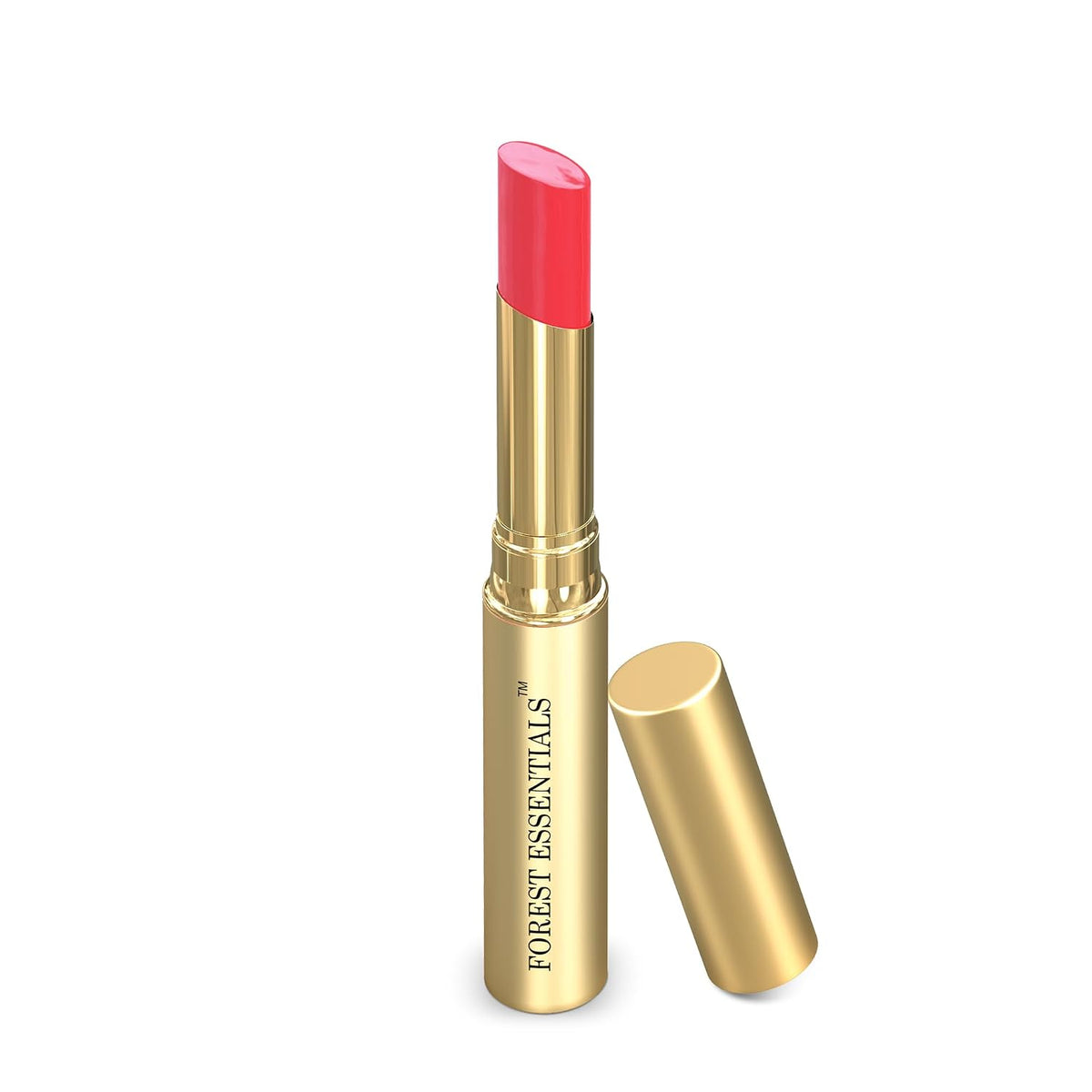 Forest Essentials Tinted Plumping Lip Serum Gulab Jal | Natural Glossy Lip Tint with Natural Colour & Flavours | Clean, Cruelty-Free Makeup Gulaab jal