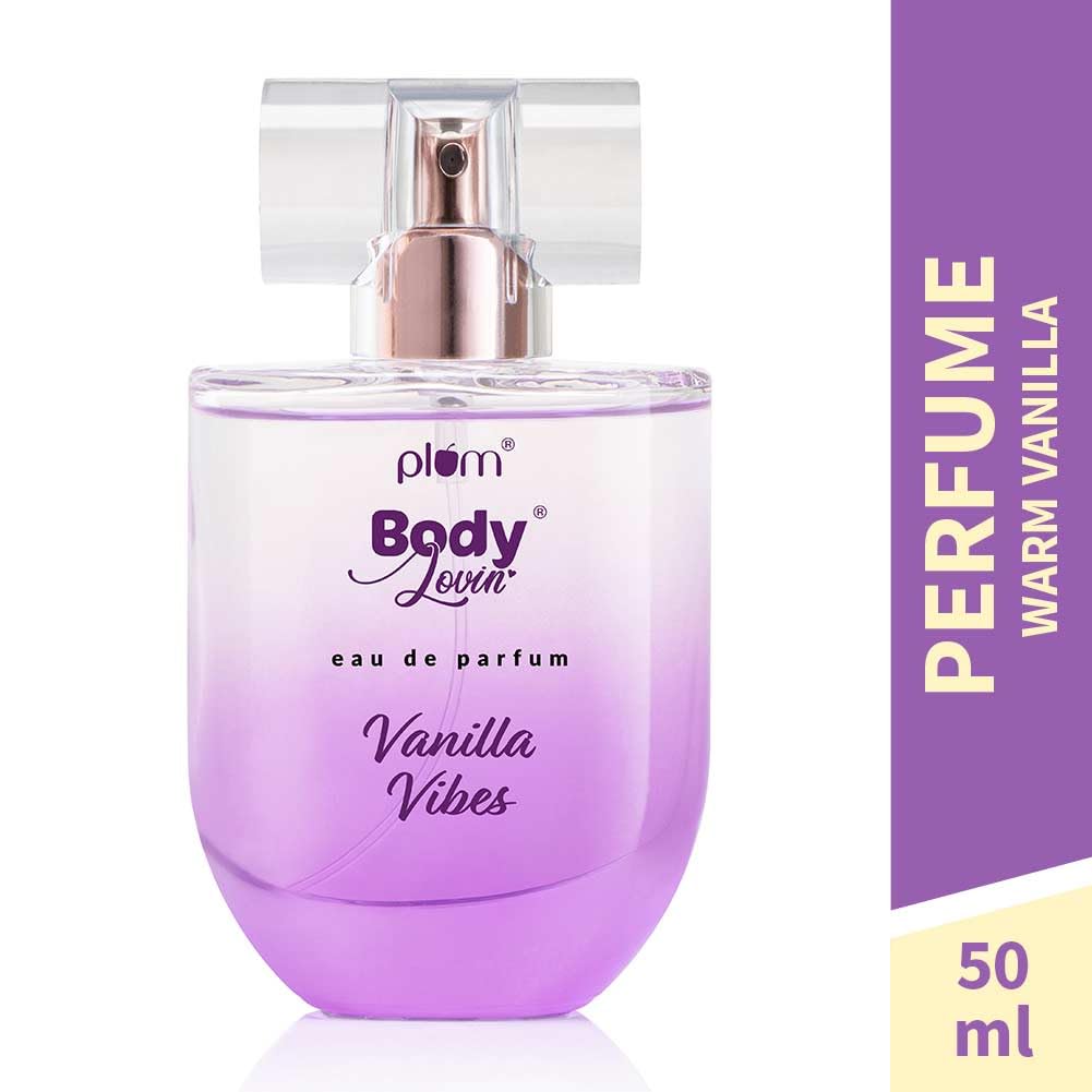 Plum BodyLovin' Vanilla Vibes Eau De Perfume (Parfum) | Long Lasting & Premium Warm Vanilla Fragrance | Luxury Perfume For Women | Sweet & Irresistible (50 ml)