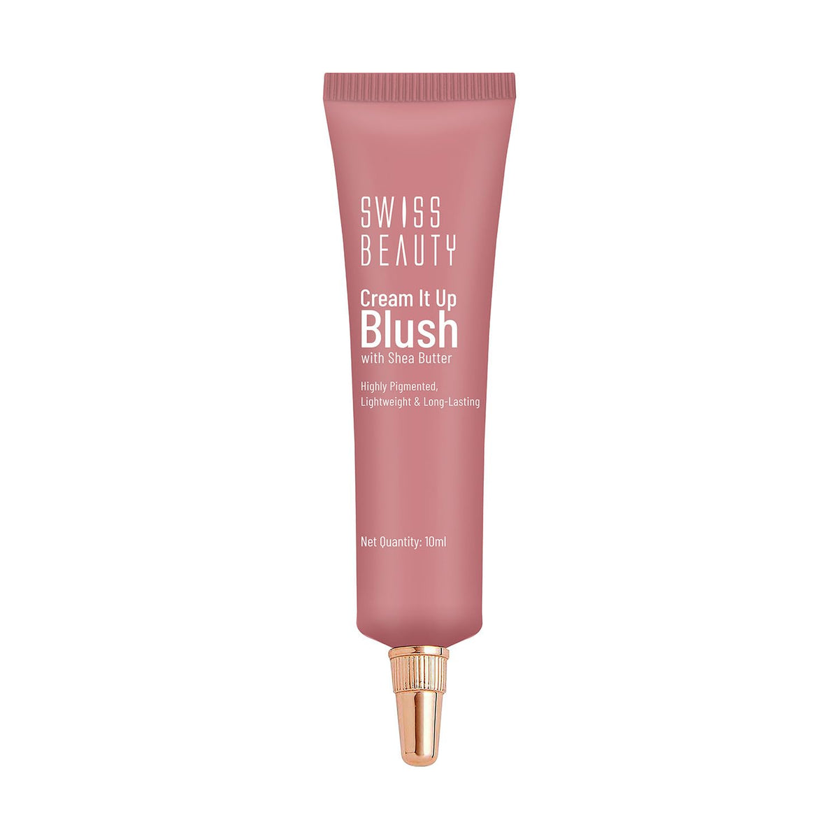 Swiss Beauty Cream It Up Blush | Highly pigmented | Super-blendable | Long-lasting | Enriched with Shea Butter | Multipurpose | Shade-05 Cheek-O-Pink, 10ml