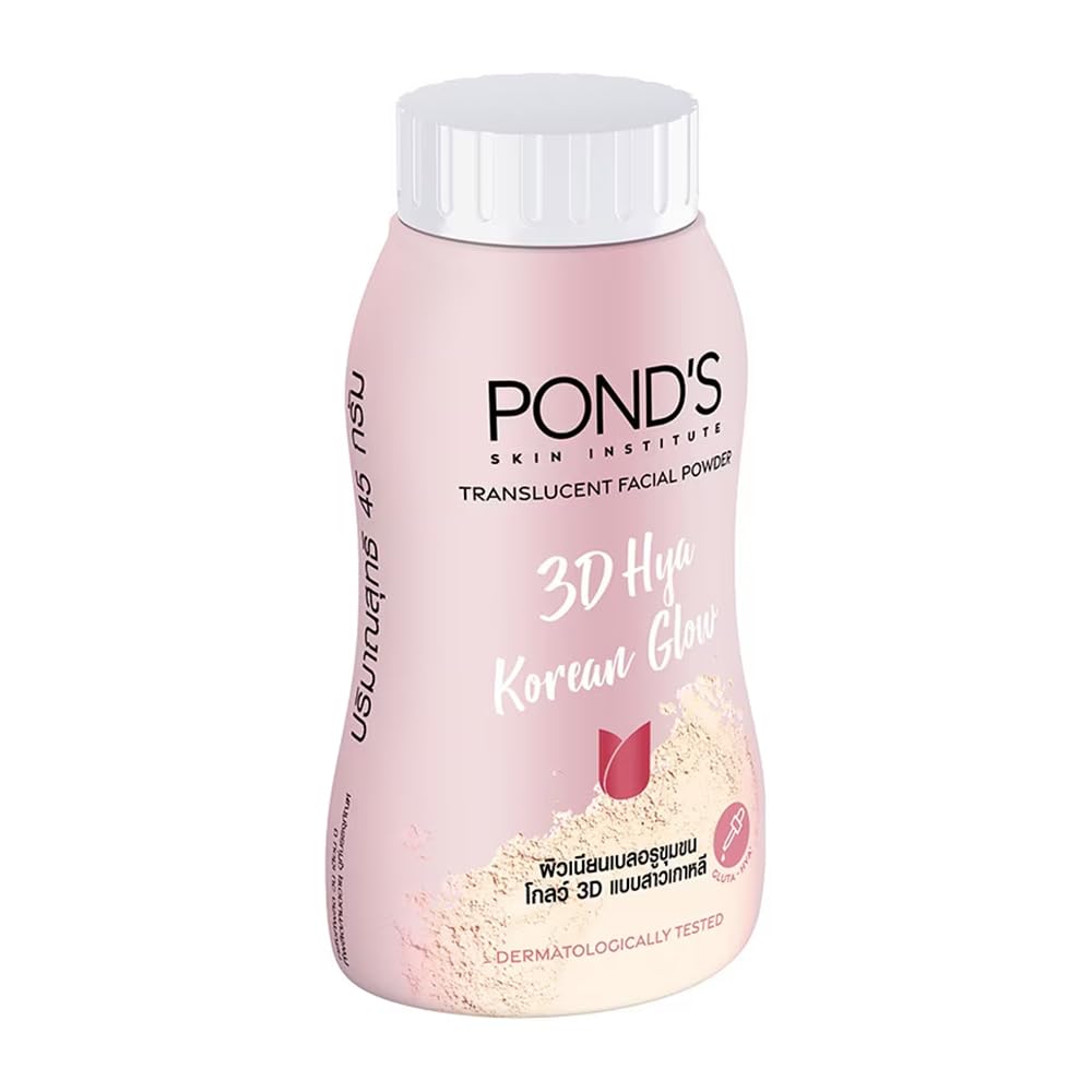 POND's 3D Hya Korean Glow Translucent Powder 50G,All,Pink