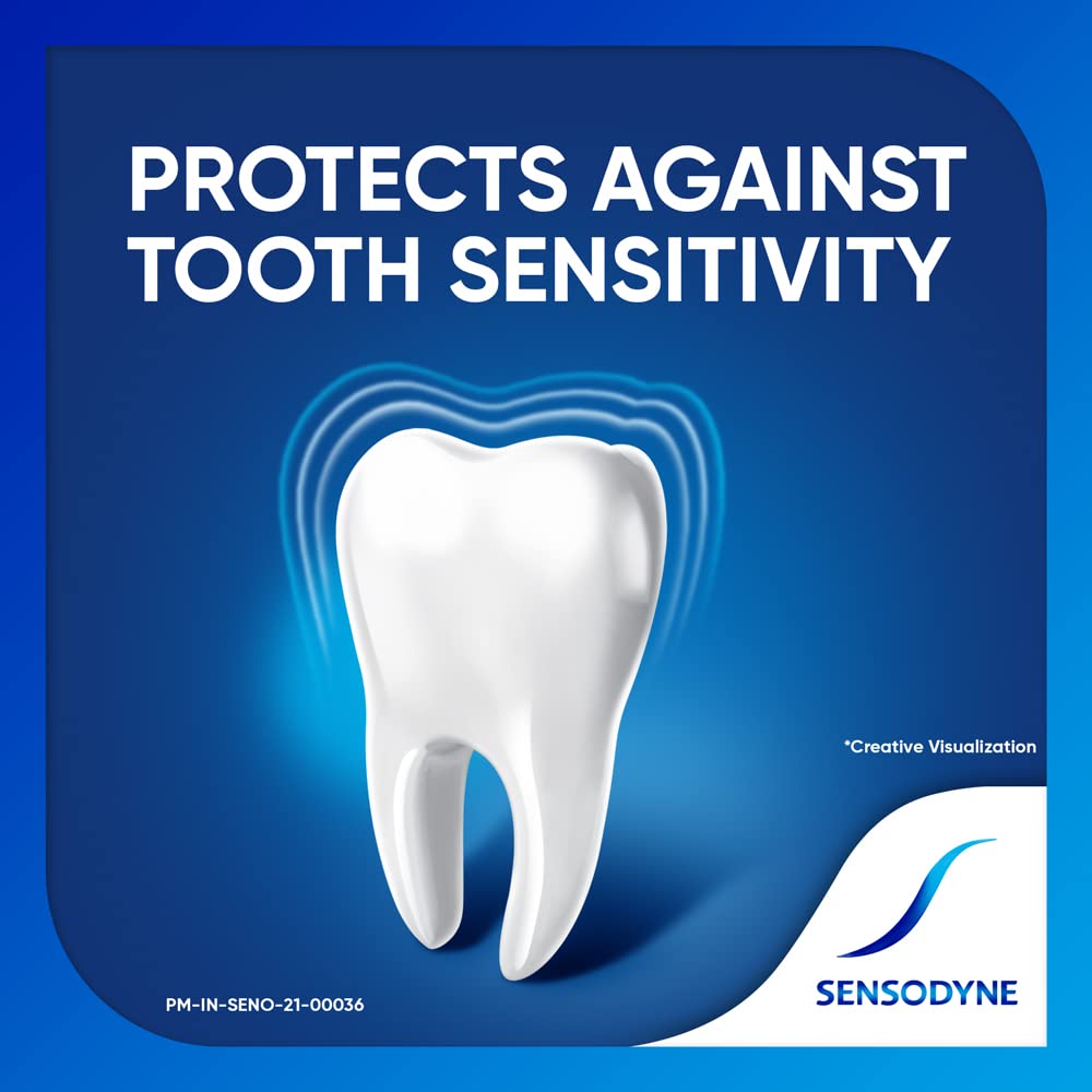 Sensodyne Toothpaste Repair & Protect Combo pack, tooth paste for deep repair of sensitive teeth, 140 gm multi-pack (70 gm x 2) (Pack of 2)