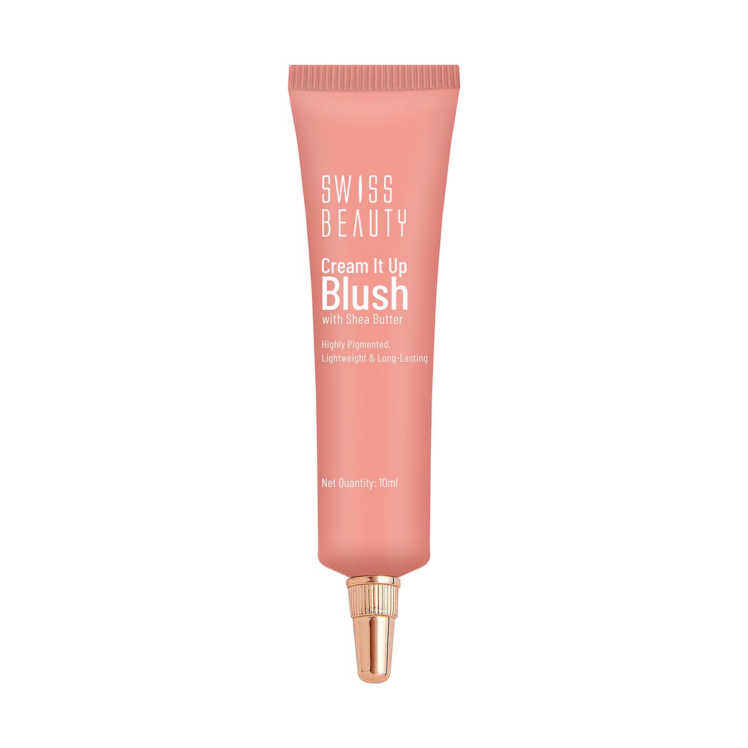 Swiss Beauty Cream It Up Blush | Highly pigmented | Super-blendable | Long-lasting | Enriched with Shea Butter | Multipurpose | Shade-01 Rosy Cheeks, 10ml