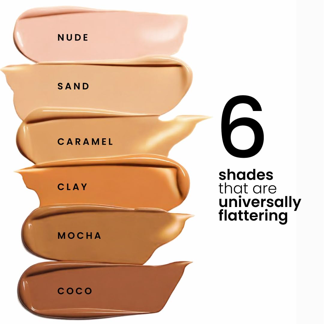 Foxtale SPF 50 PA++++ Tinted Sunscreen, 04 Clay | In-Vivo Tested & UVA/B Protection | Niacinamide & Vitamin E | Daily Wear, Blurs Pores, Evens Tone, Matte Finish, Non-Greasy | All Skin Types | 50ml