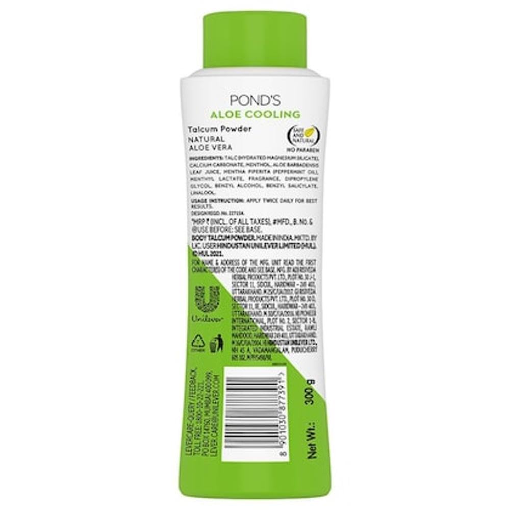 Ponds Aloe Cooling Talc Powder, 300g