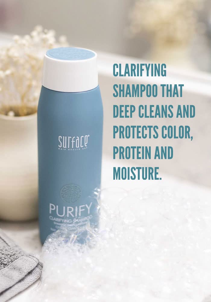 Surface Hair - Purify Clarifying Cleansing Shampoo - Clarify, Deep Cleanse, Sulfate Free 8 Fl Oz (Pack of 1)