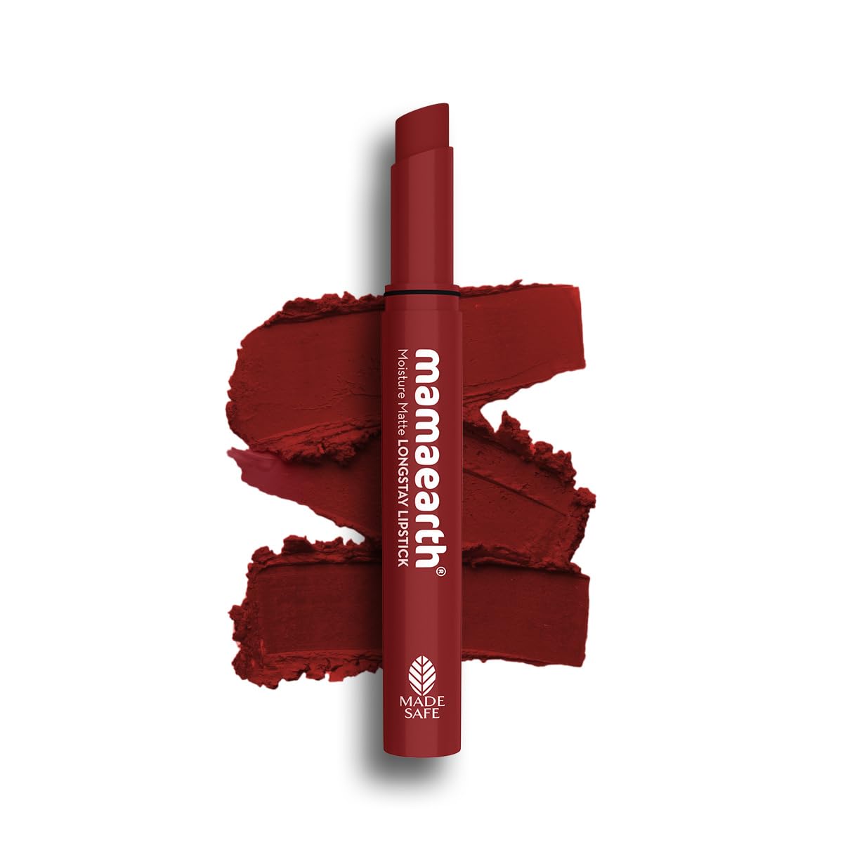Mamaearth Moisture Matte Longstay Lipstick with Avocado Oil & Vitamin E for 12 Hour Long Stay - 2 g (Raisin Punch)