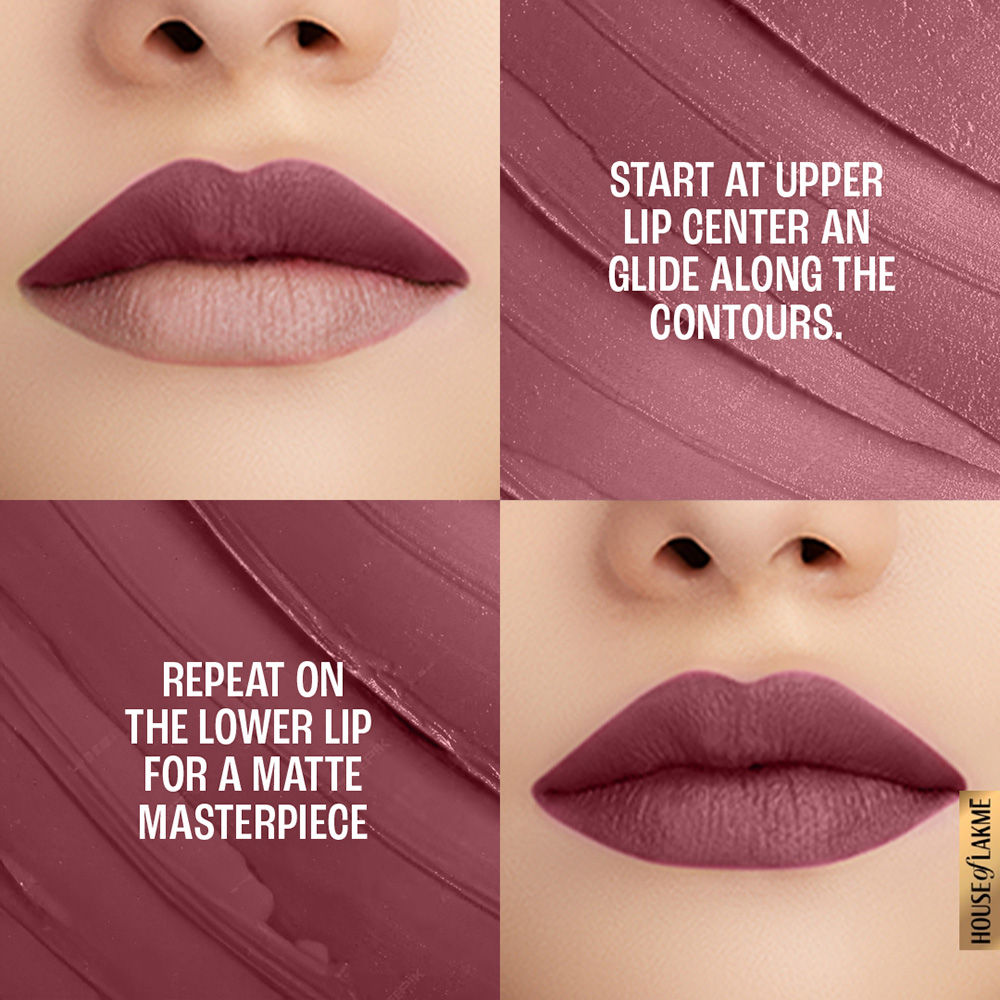 Lakme 9 To 5 Powerplay Priming Matte Lipstick For 16Hr Intense Matte , Pink Party