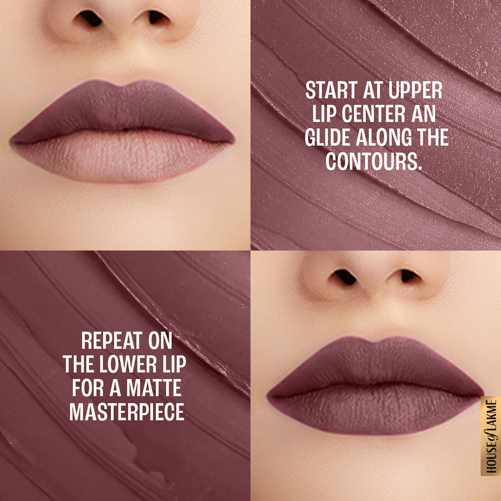 Lakme 9 To 5 Powerplay Priming Matte Lipstick For 16Hr Intense Matte , Chocolate Crush
