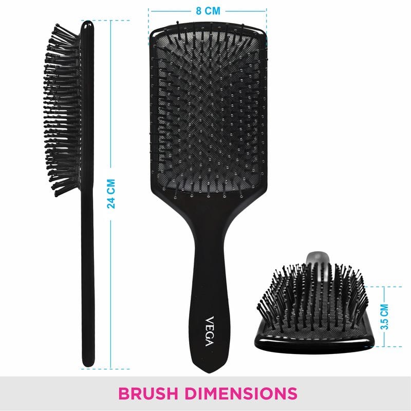 VEGA - Basic Paddle Hair Brush - (8586)