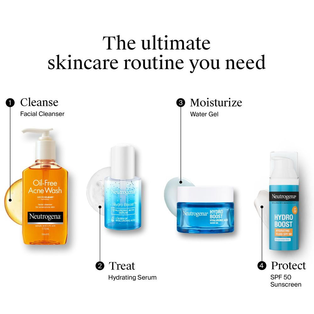 Neutrogena Oil Free Acne Cleansing Face Wash with 2% Salicylic Acid for Acne Prone & Oily Skin (175ml)