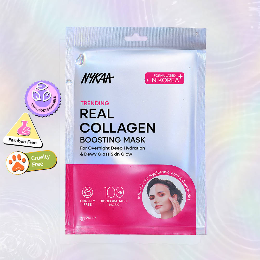 Nykaa Naturals Rice Water Cleanser & Collagen Sheet Mask