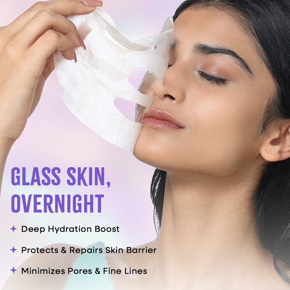 Nykaa Naturals Rice Water Cleanser & Collagen Sheet Mask
