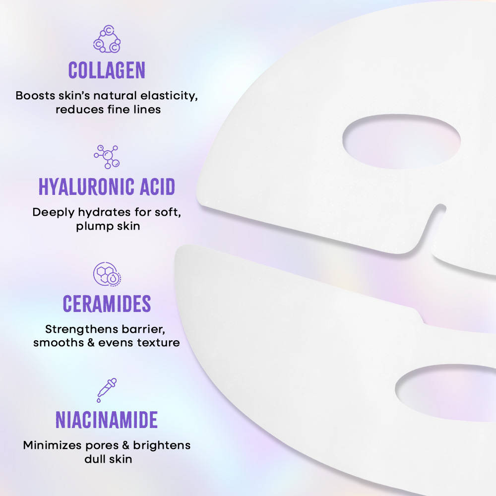 Nykaa Naturals Rice Water Cleanser & Collagen Sheet Mask