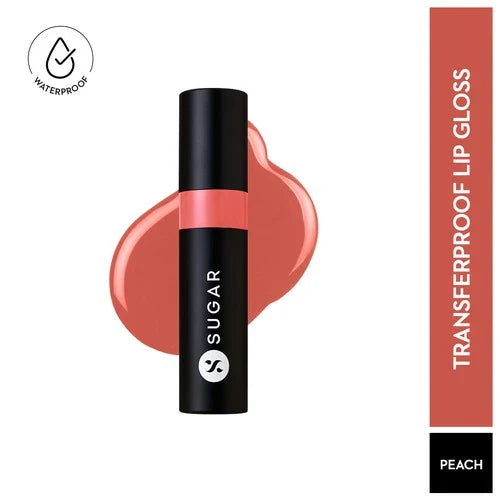Sugar Cosmetics Partner In Shine Transferproof Lip Gloss 3ml 10 Tangerine Tuscan