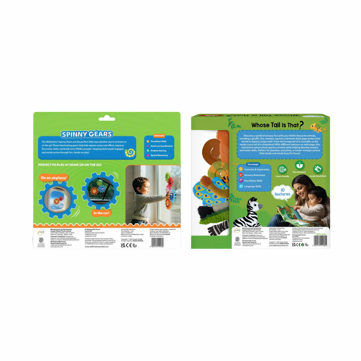 Skillmatics Spin & Explore Animal Bundle (6-36 months)